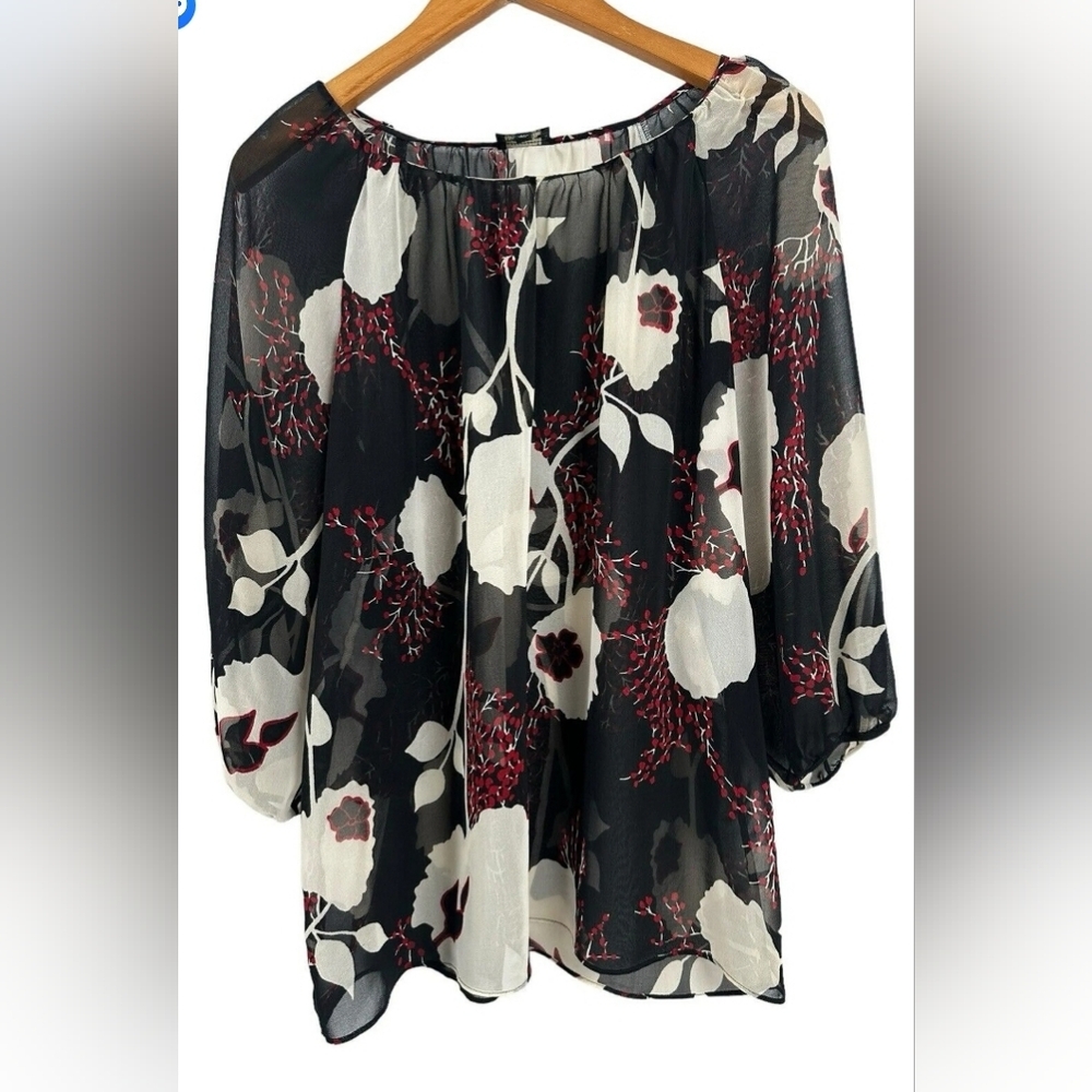 TALBOTS Sheer Blouse